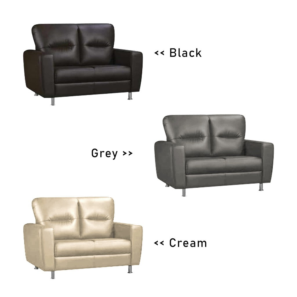 cream leather sofa chair