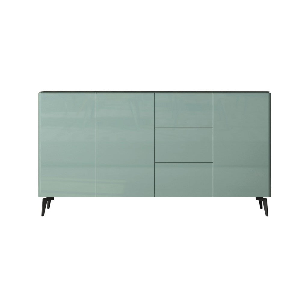 white sideboard buffet table