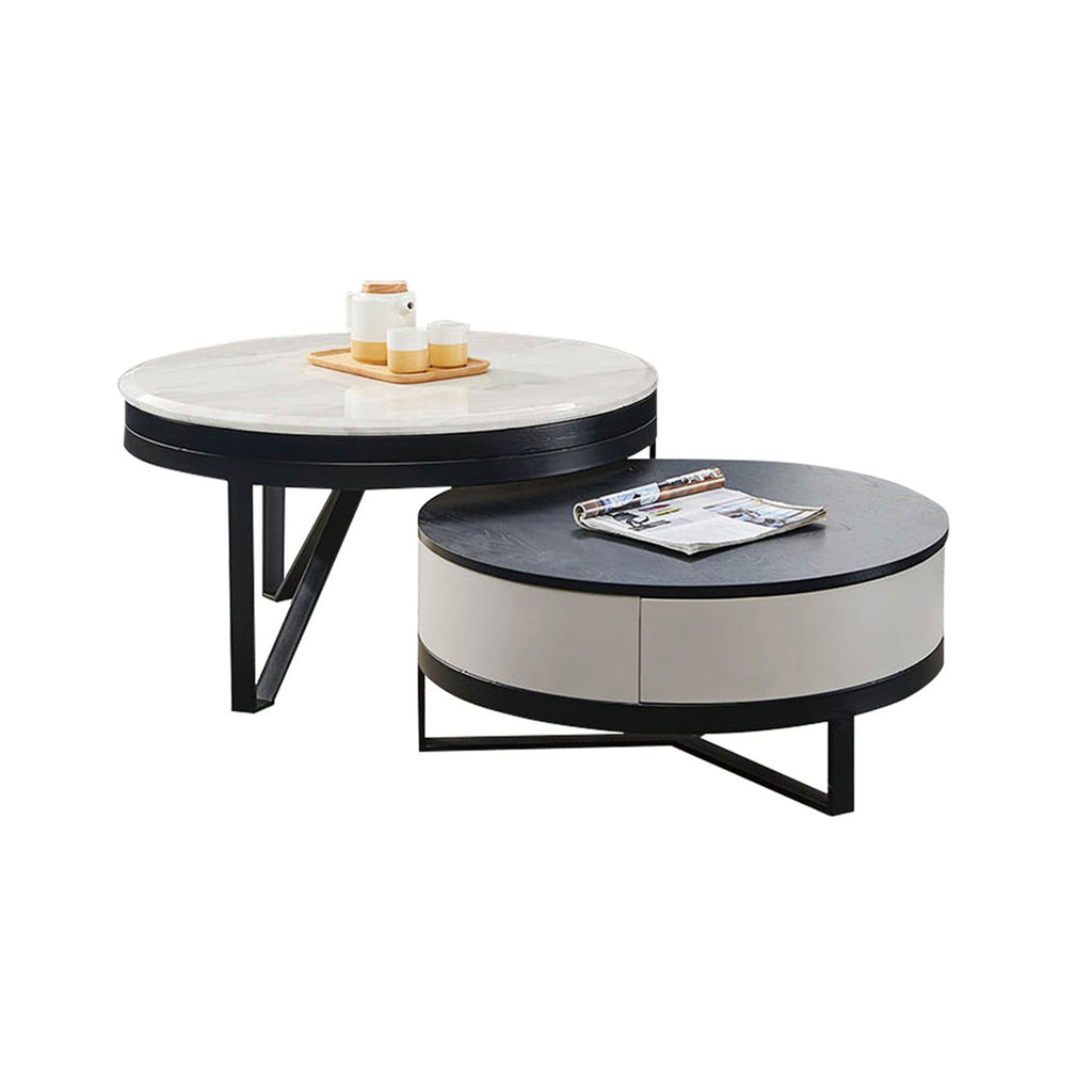 round circle coffee table