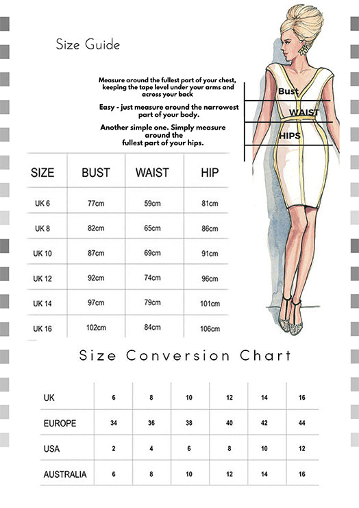 Fashion Wholesale Size guide