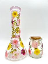 Load image into Gallery viewer, Floral Beaker W/ Perc
