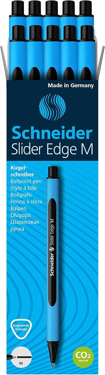 10x Schneider Slider Edge M balpen zwart