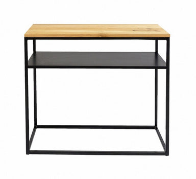Roxxz Design Hall table Oak Industrial - Black - 150x40x84cm