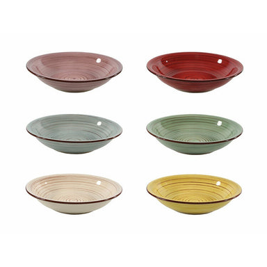 Tavola - Deep plates - Colorful - Ø 21cm - (6 pieces)