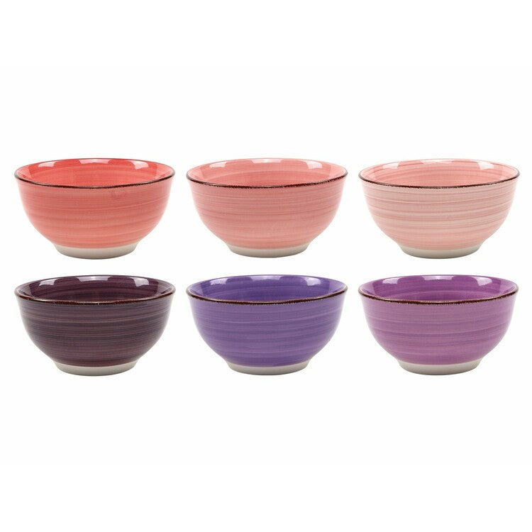 Tavola - Dish - Bowl - Colorful - Ø 12x6cm - Earthenware - (6 pieces)