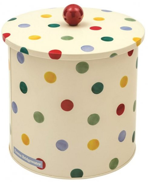 Emma Bridgewater - Storage Can Polka Dots - Dots - Storage Can - Tin - Round - Ø 17 x 17 cm