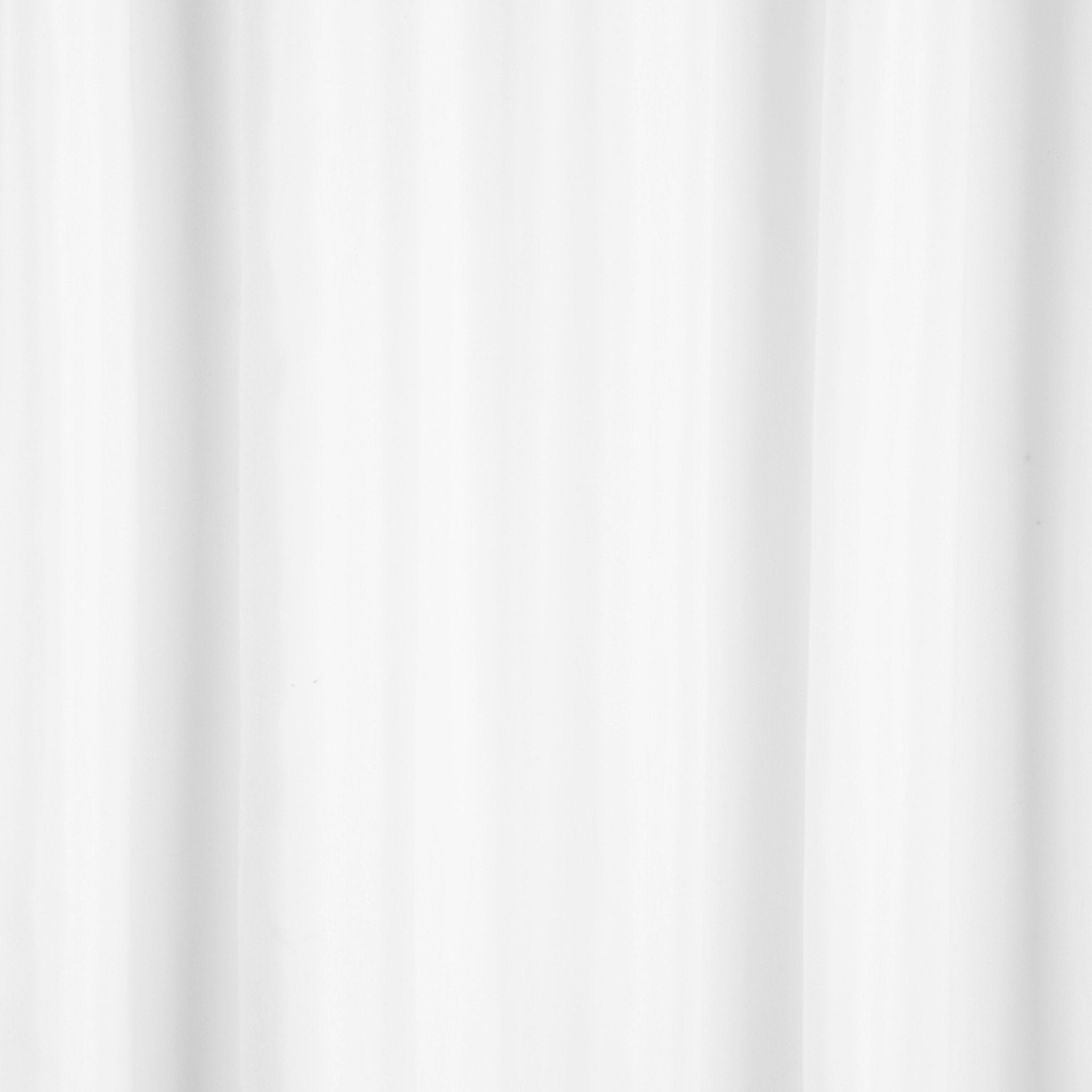 5Five Douchegordijn 180x200cm - Kant en klaar met 12 ringen - Polyester - Wit