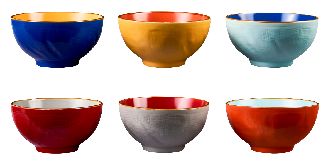 Vivi Oggi Bowl - Breakfast Bowl - Bowls - Set of 6 - Ø 14cm