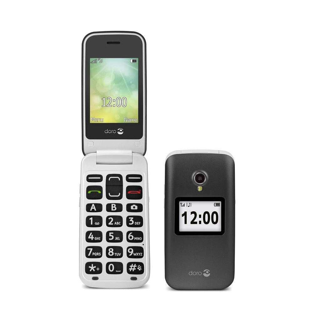 Able2 Mobiele telefoon 2424 2G grijs/wit