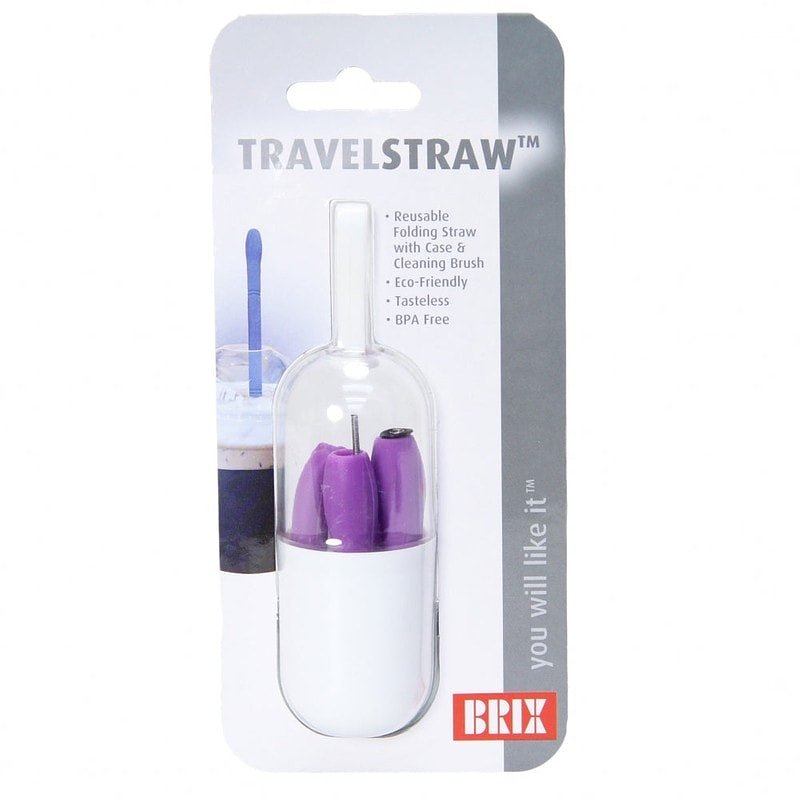 Able2 TravelStraw opvouwbaar siliconen rietje