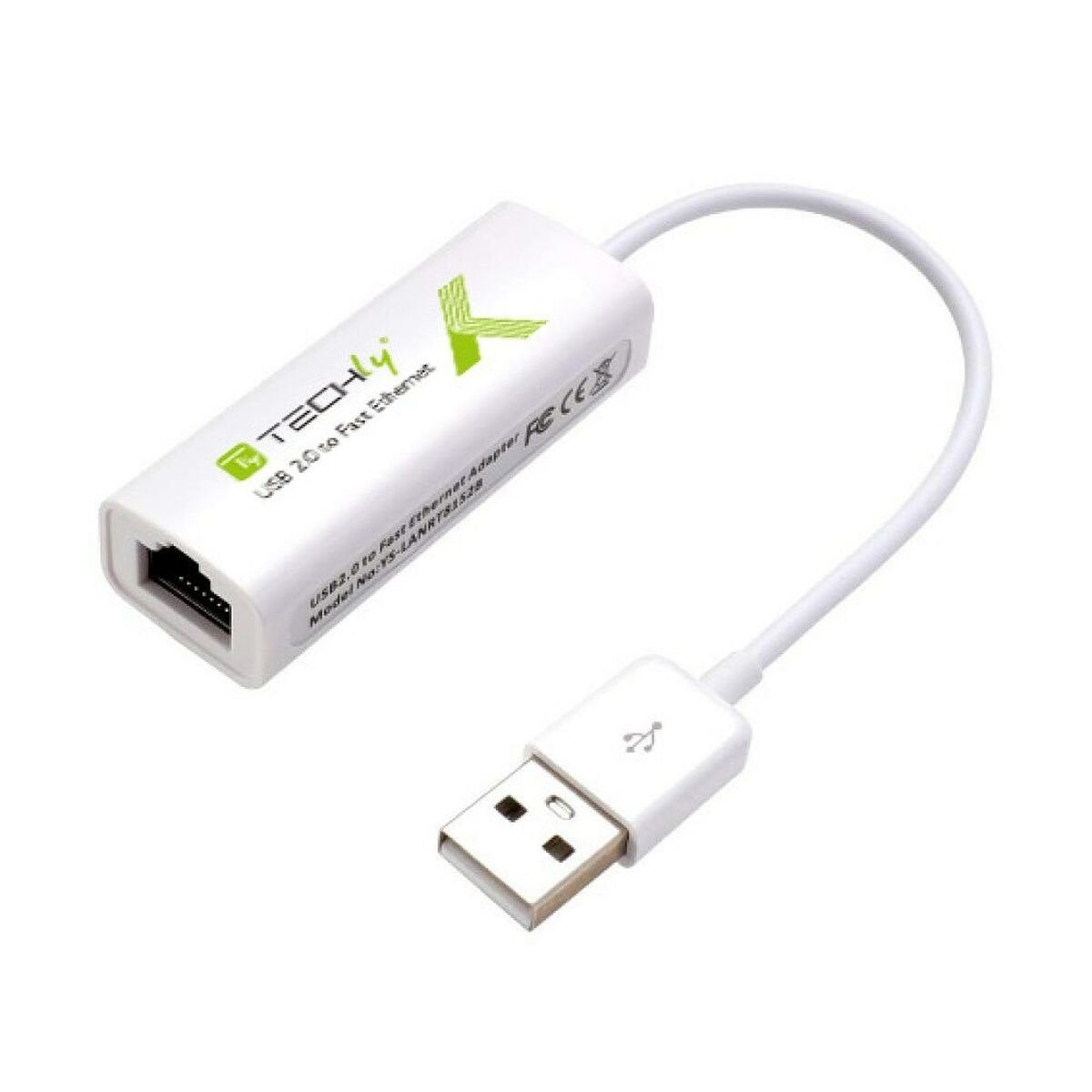 Adapter USB naar Ethernet Techly 107630 15 cm