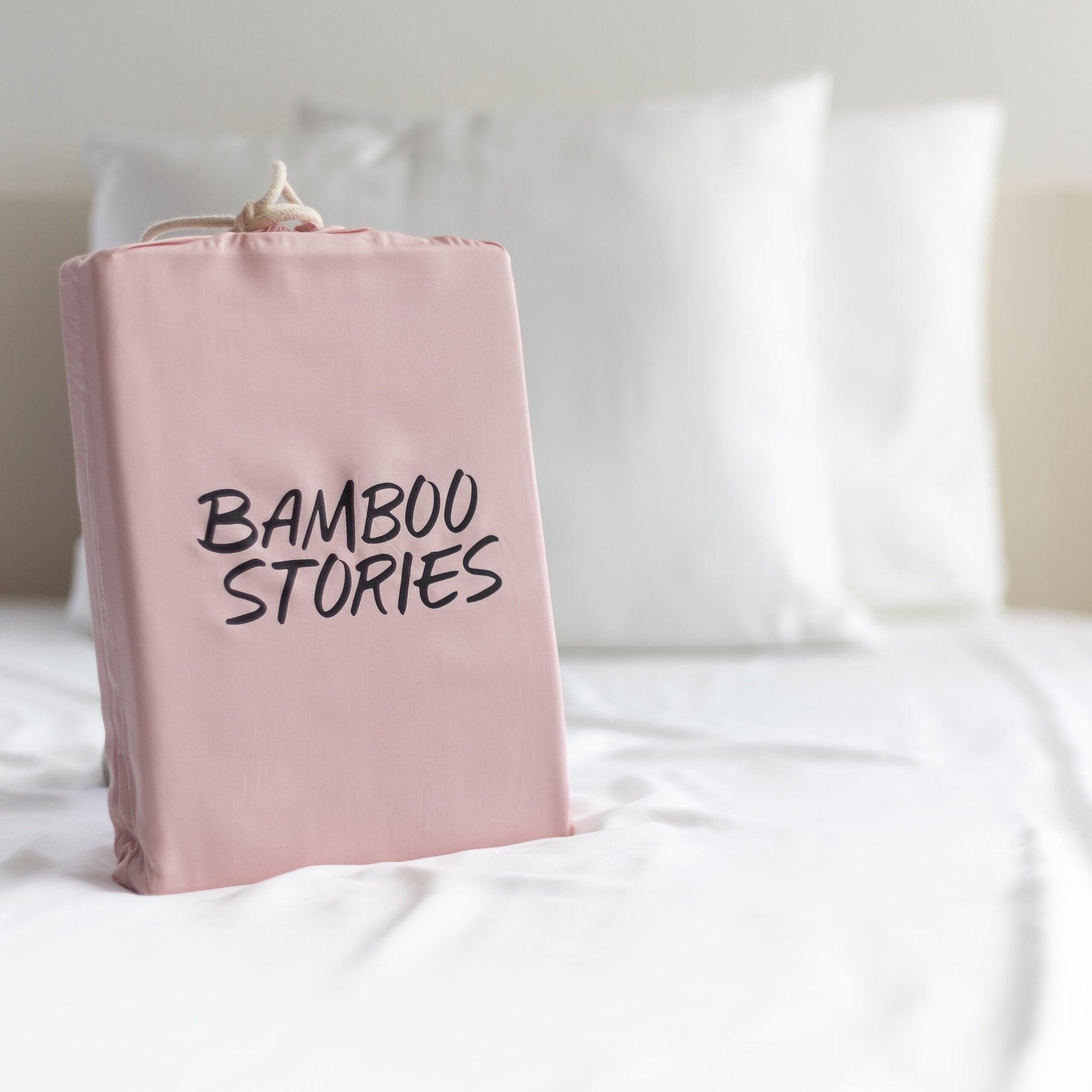 bamboo stories - bamboe dekbedovertrek roze