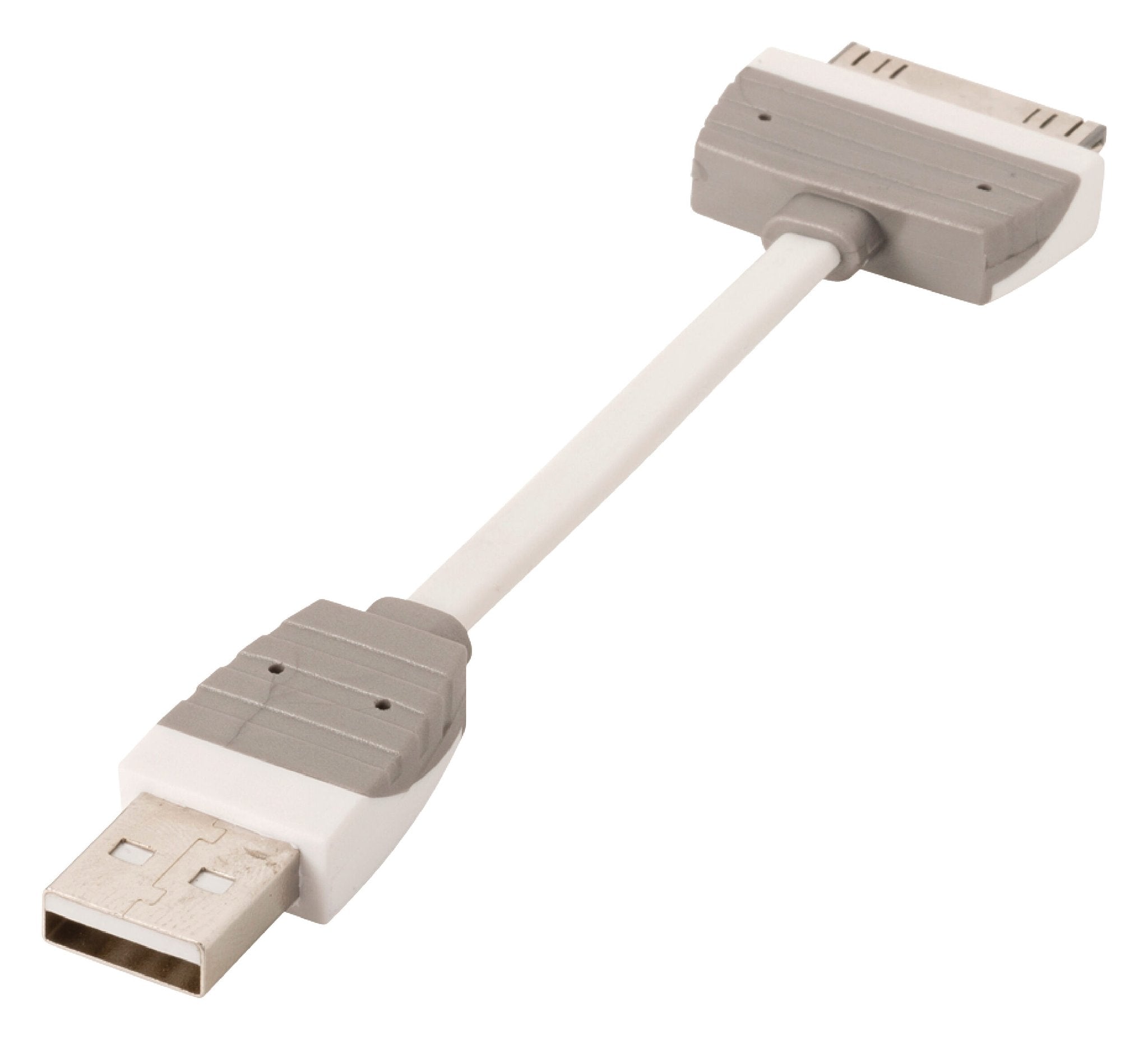 Data en Oplaadkabel Apple Dock 30-Pins - USB A Male 0.10 m Wit Bandridge