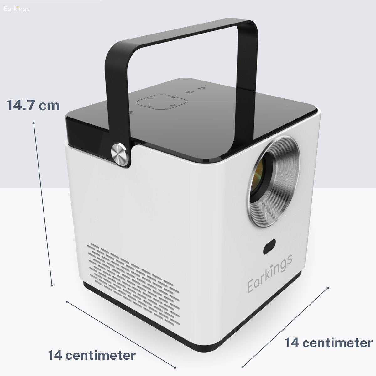 Beamer Projector inclusief Afstandsbediening - Stream vanaf je Telefoon - Mini Beamer Wit met