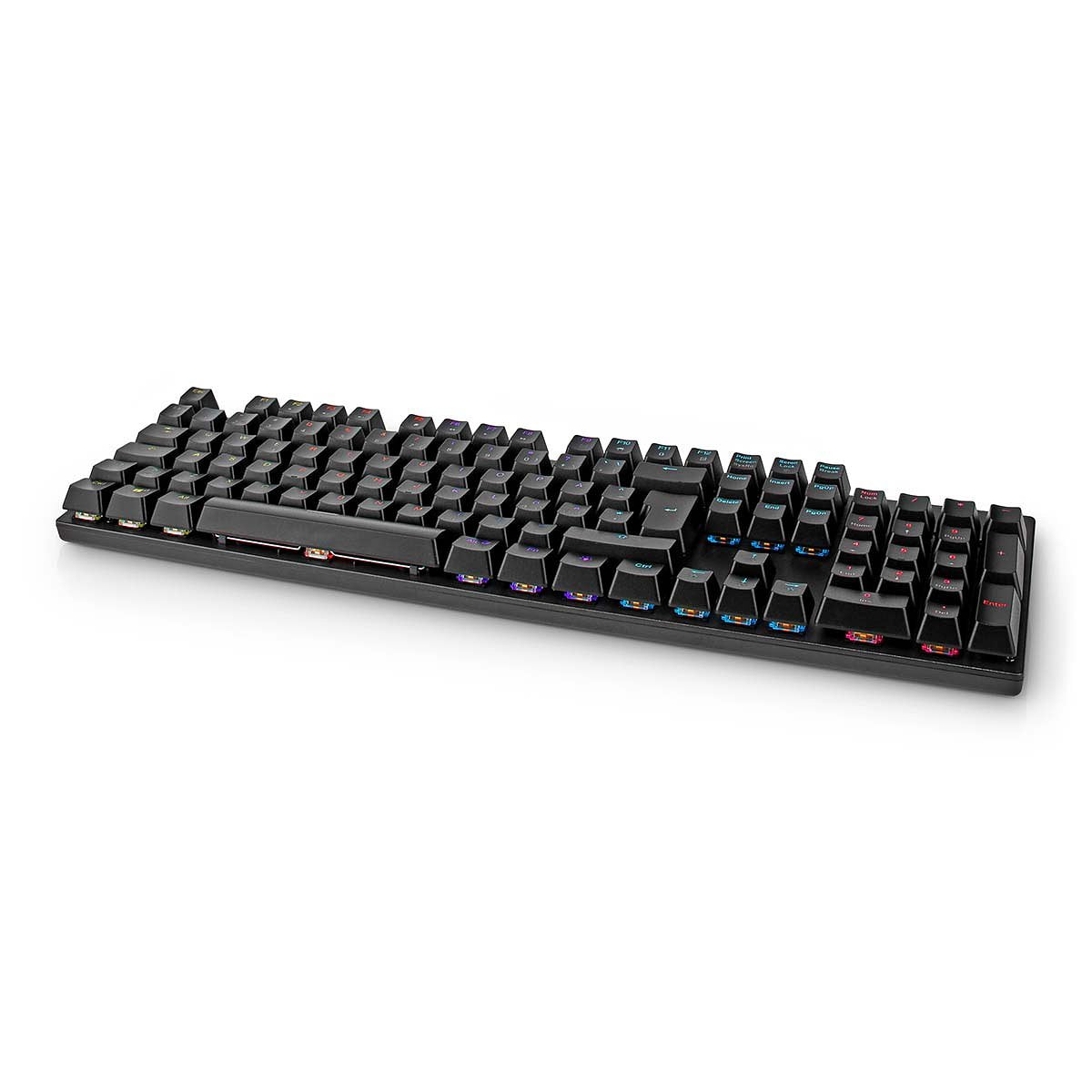 Bedraad Gaming Toetsenbord | USB Type-A | Mechanische Toetsen | LED | QWERTY | Scandinavisch | USB G