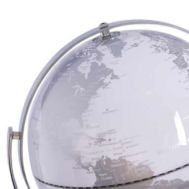 Beliani DRAKE - Globe - Zilver - Synthetisch materiaal