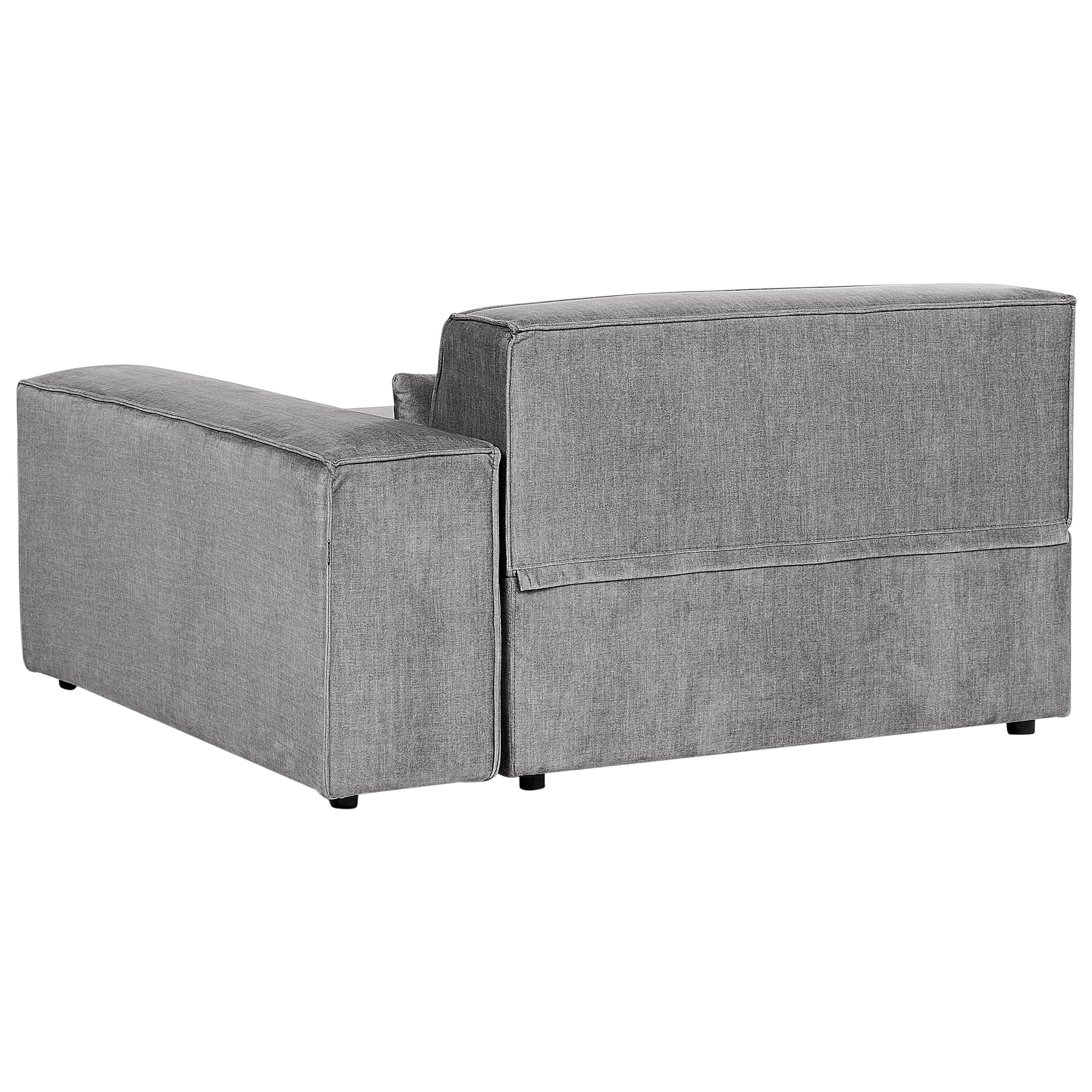 Beliani HELLNAR - Chaise longue - Grijs - Linkszijdig - Polyester