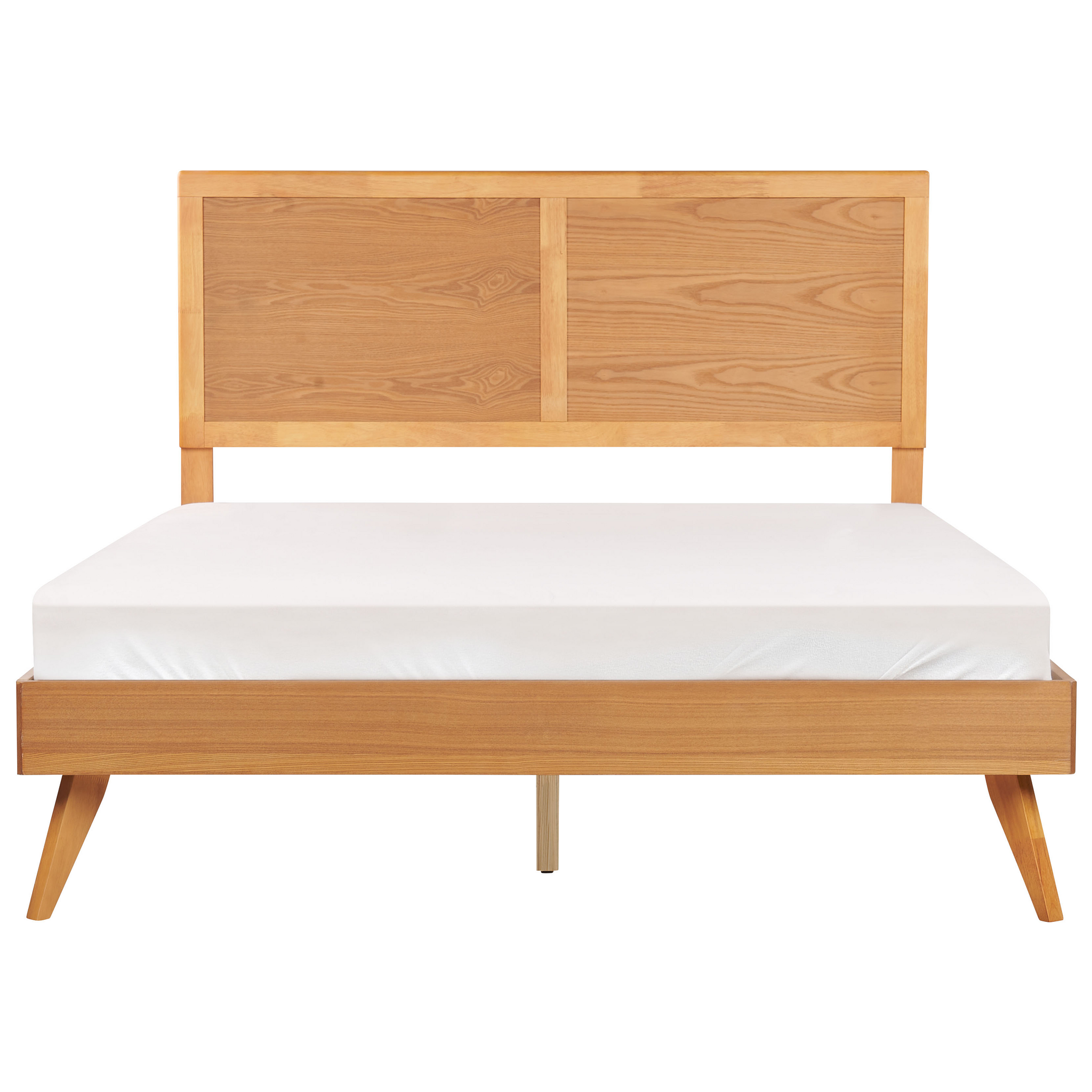 Beliani ISTRES - Tweepersoonsbed - Lichthout - 160 x 200 cm - MDF