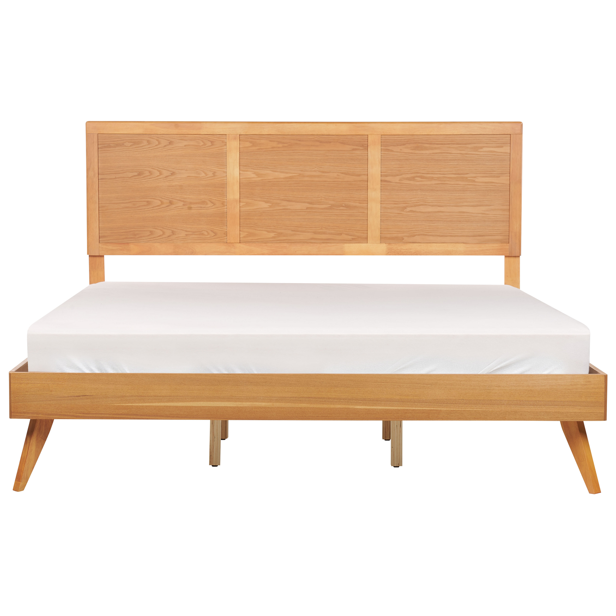 Beliani ISTRES - Tweepersoonsbed - Lichthout - 180 x 200 cm - MDF