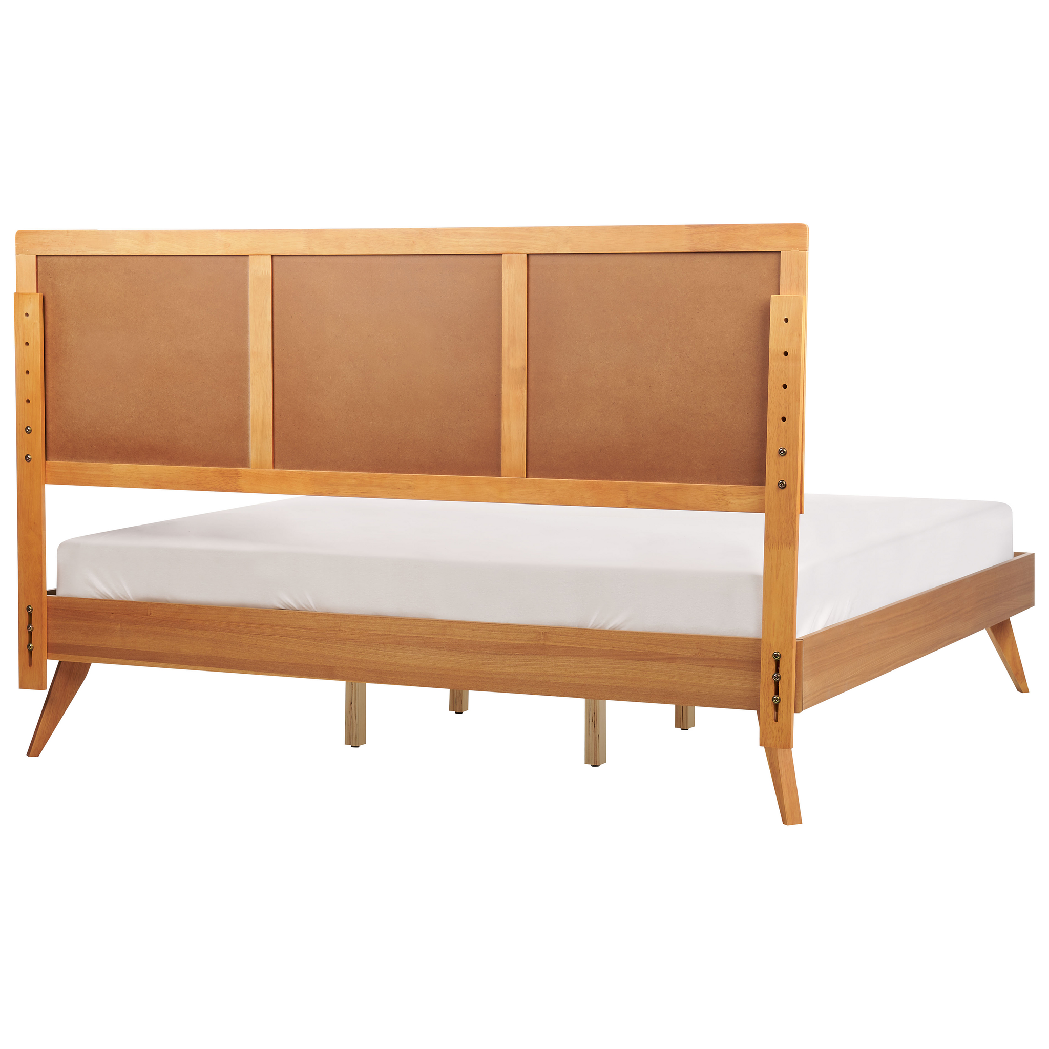 Beliani ISTRES - Tweepersoonsbed - Lichthout - 180 x 200 cm - MDF