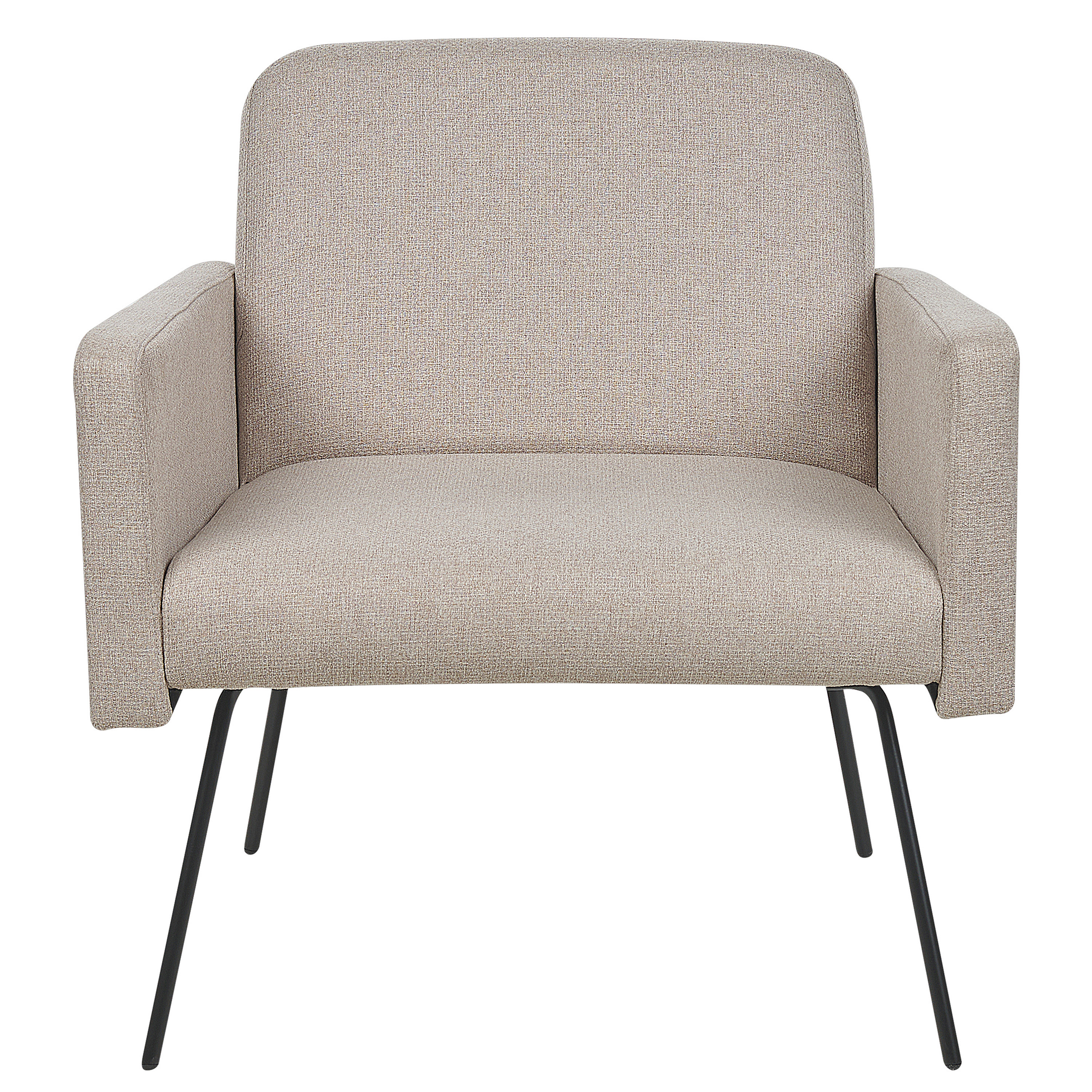 Beliani NARKEN - Fauteuil - Beige - Polyester