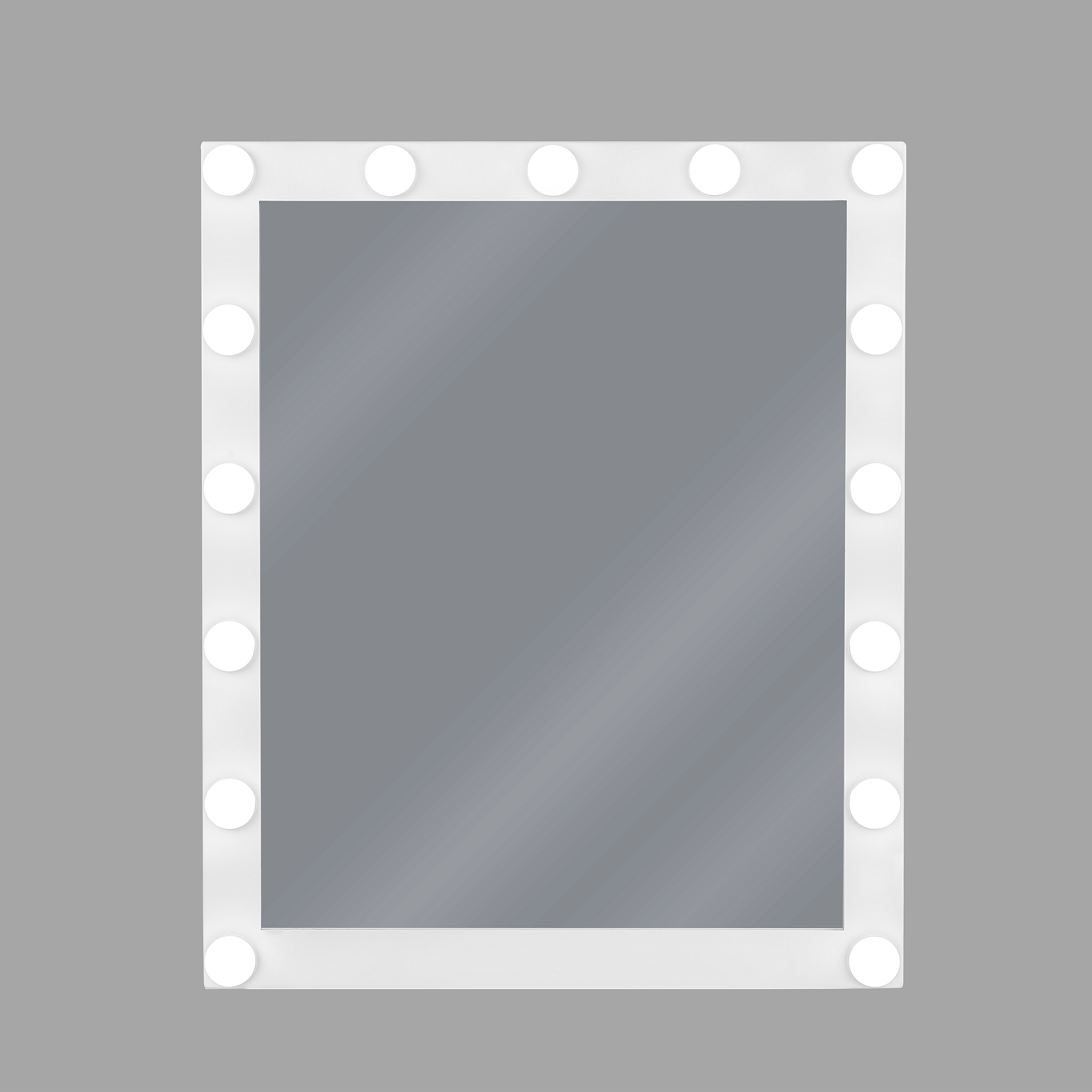 Beliani ODENAS - LED-spiegel - Wit - IJzer