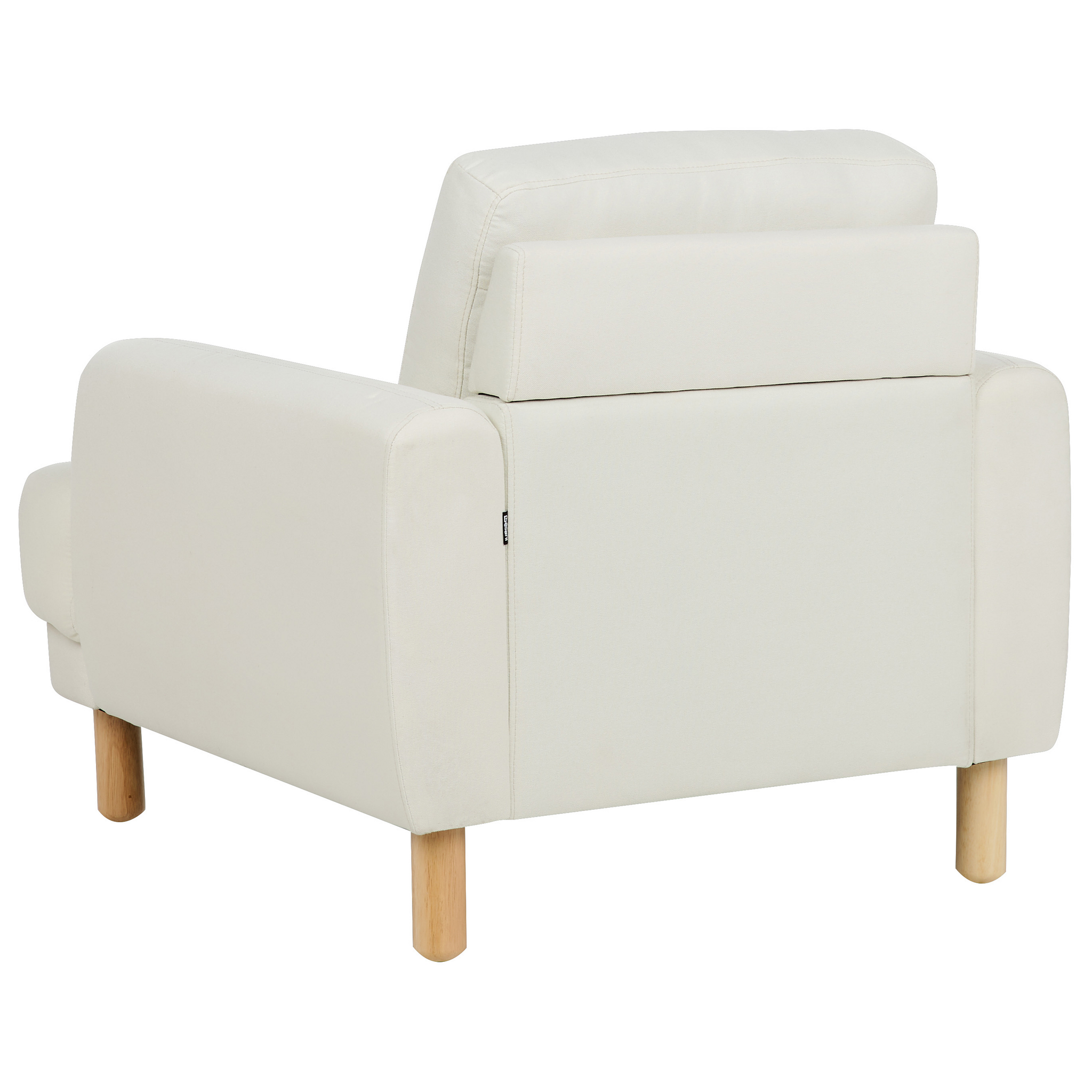 Beliani TUVE - Fauteuil - Off-white - Polyester