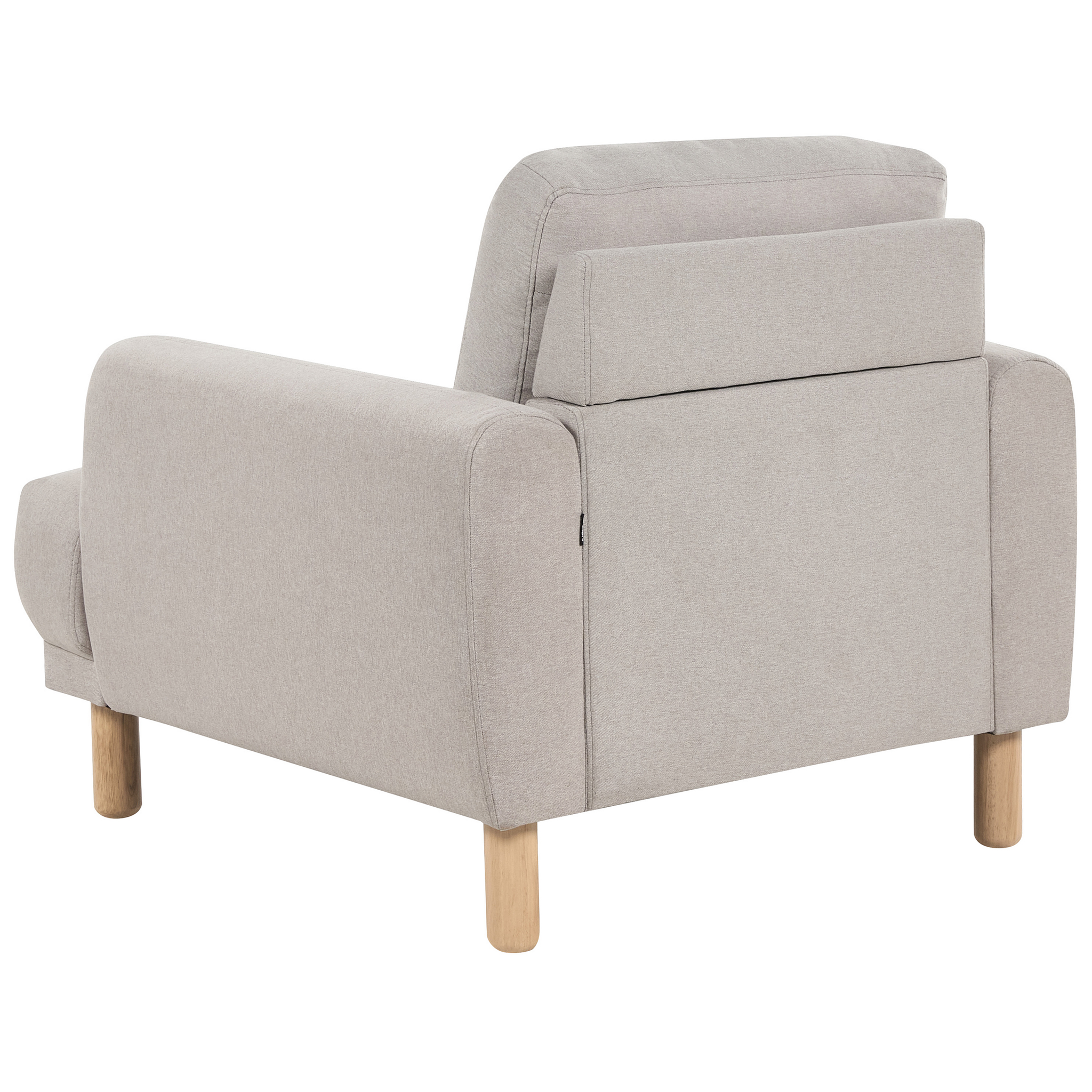 Beliani TUVE - Fauteuil - Taupe - Polyester