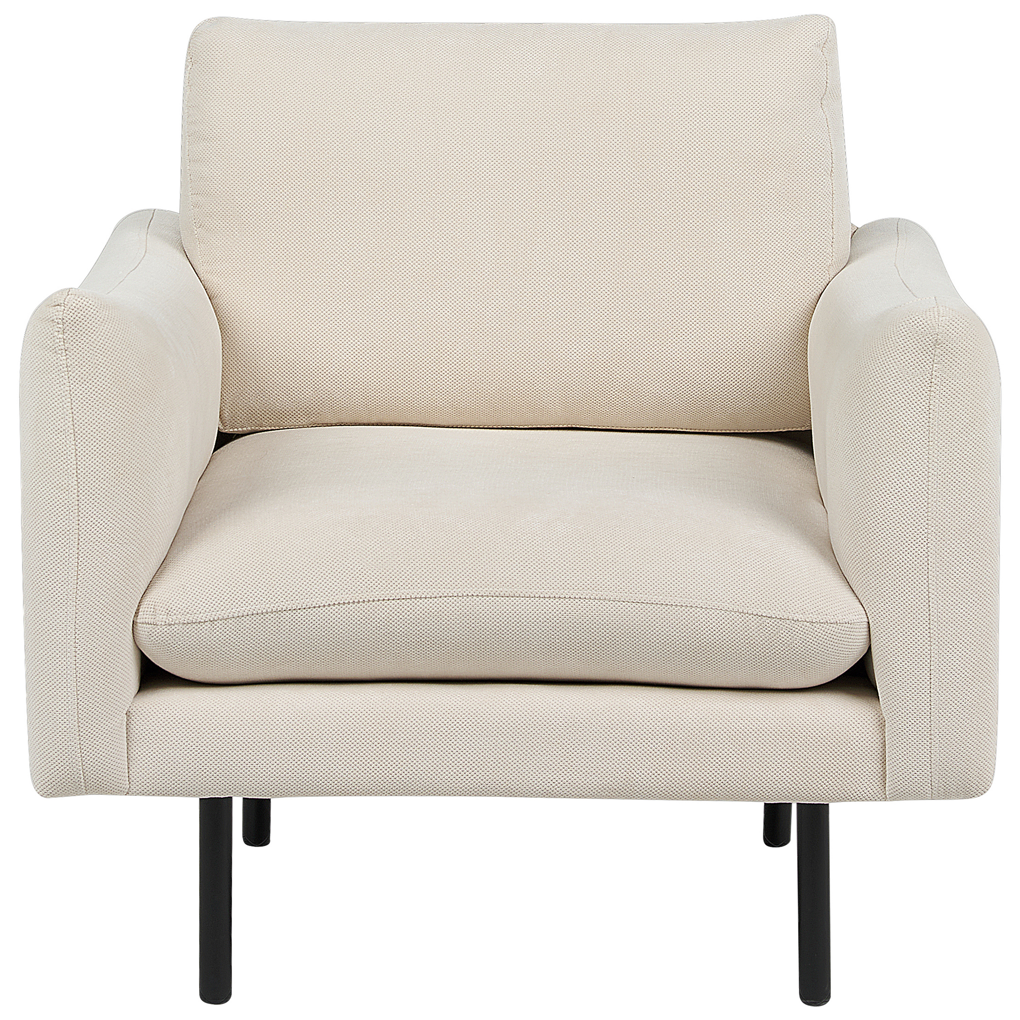 Beliani VINTERBRO - Fauteuil - Lichtbeige - Polyester