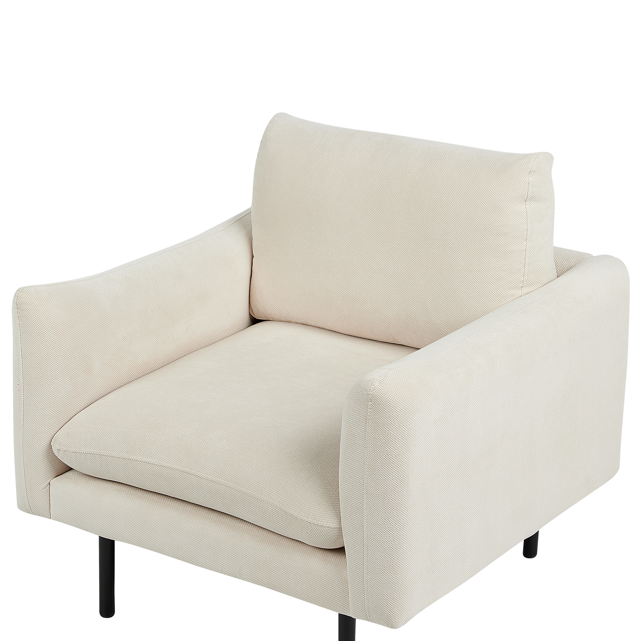 Beliani VINTERBRO - Fauteuil - Lichtbeige - Polyester