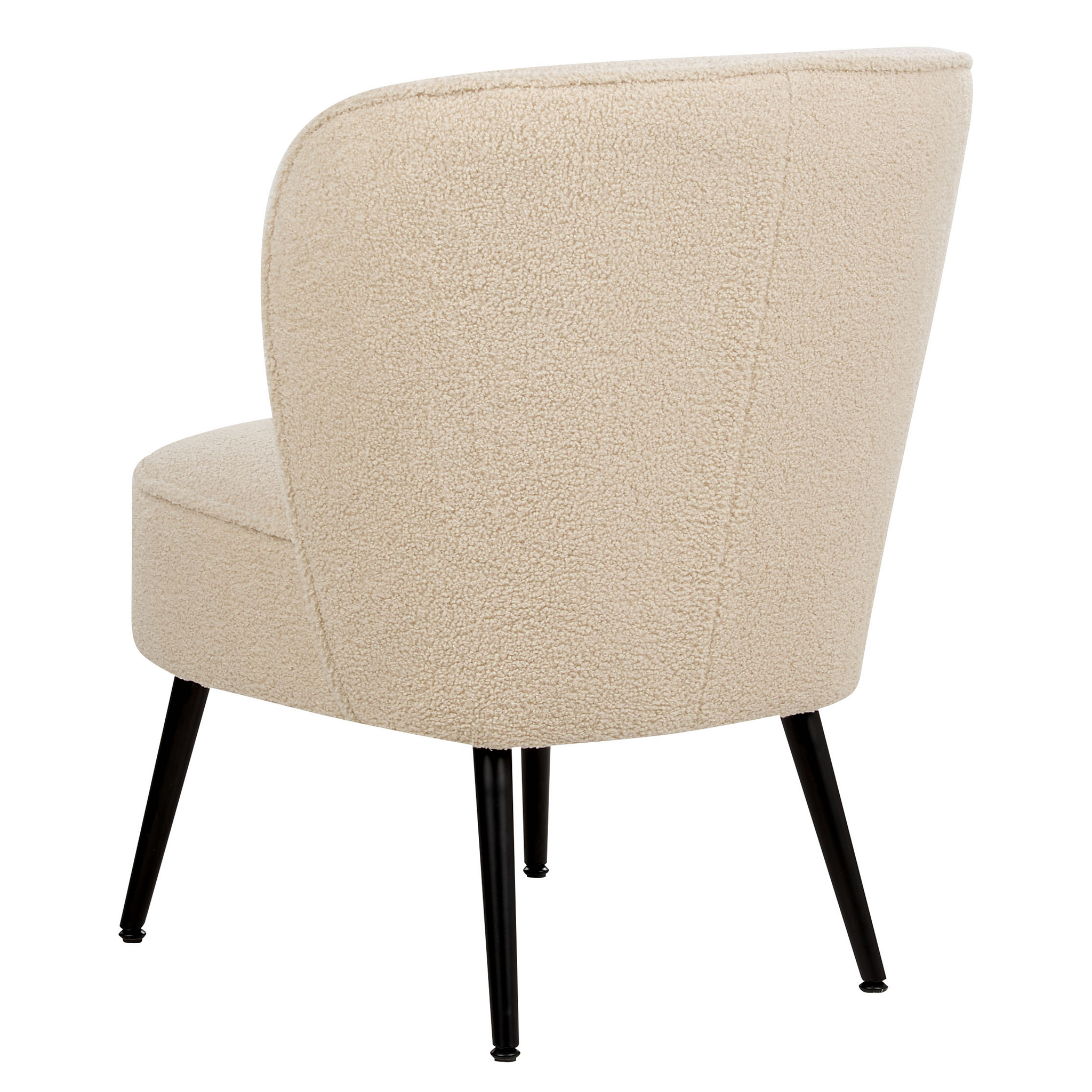 Beliani VOSS - Fauteuil - Lichtbeige - Bouclé