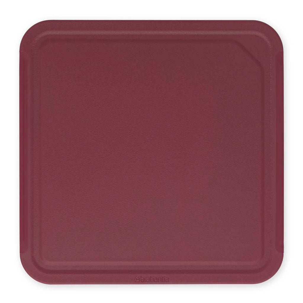 Brabantia Tasty+ Snijplank 25x0.8x25 cm Aubergine Rood