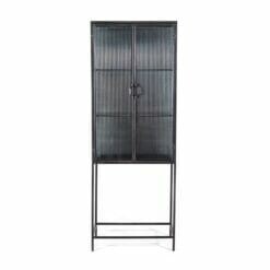 Furnilux - Storage cabinet - Ventana - Iron - Gray - 181 x 66 x 41 - By Boo