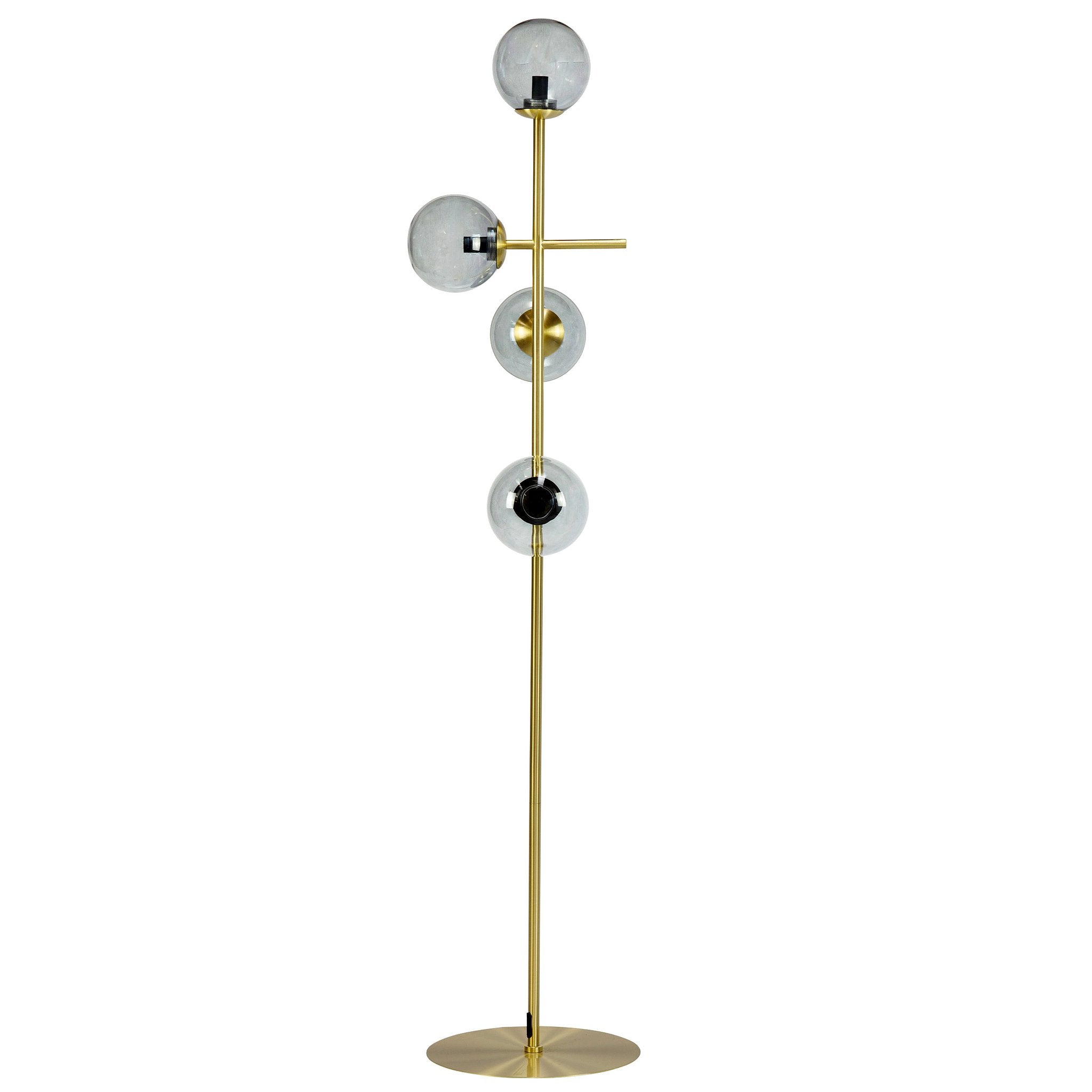 Como floor lamp brass