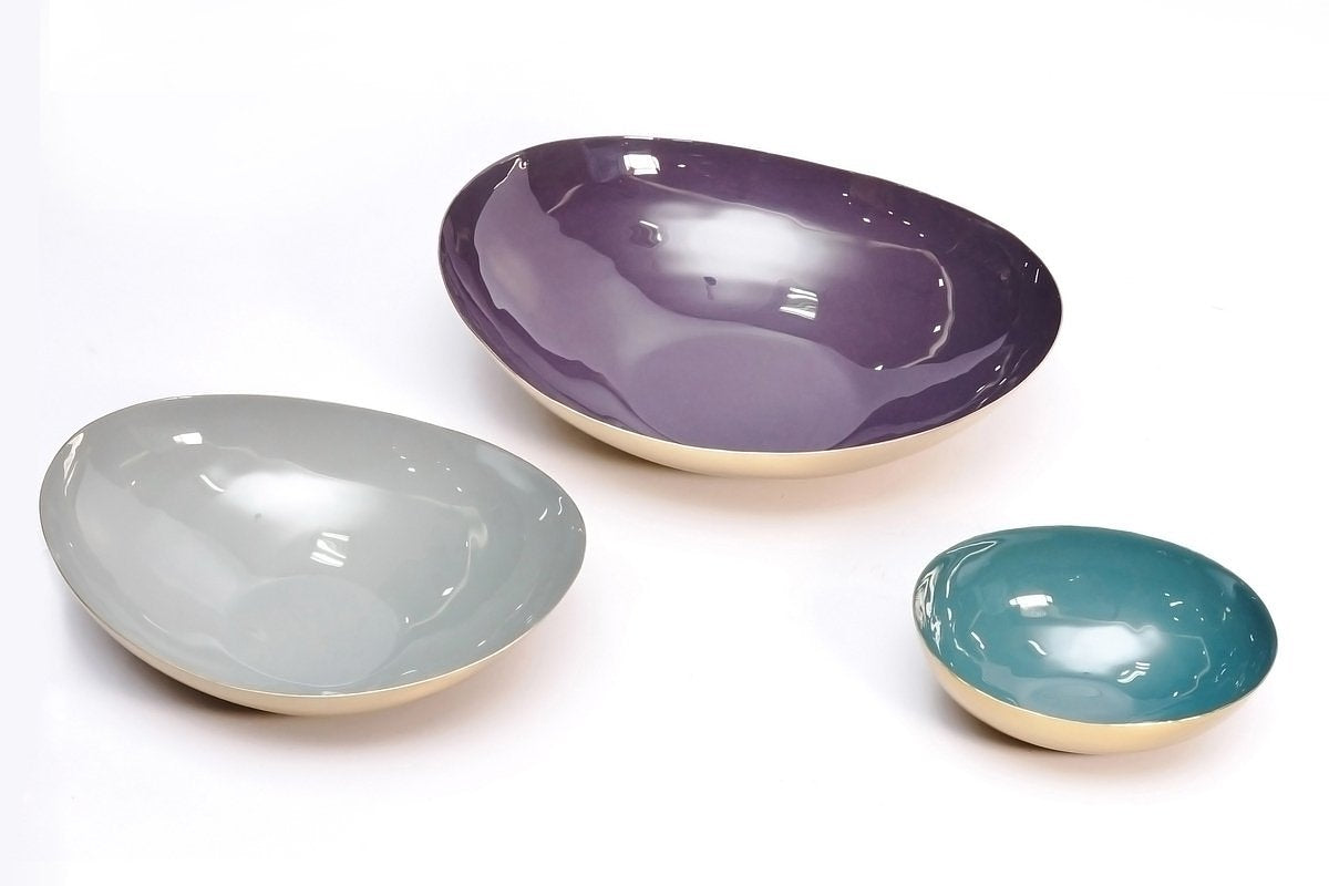 Lalee Avenue Bowl Yuna set of 3 810 purple / gray / petrol