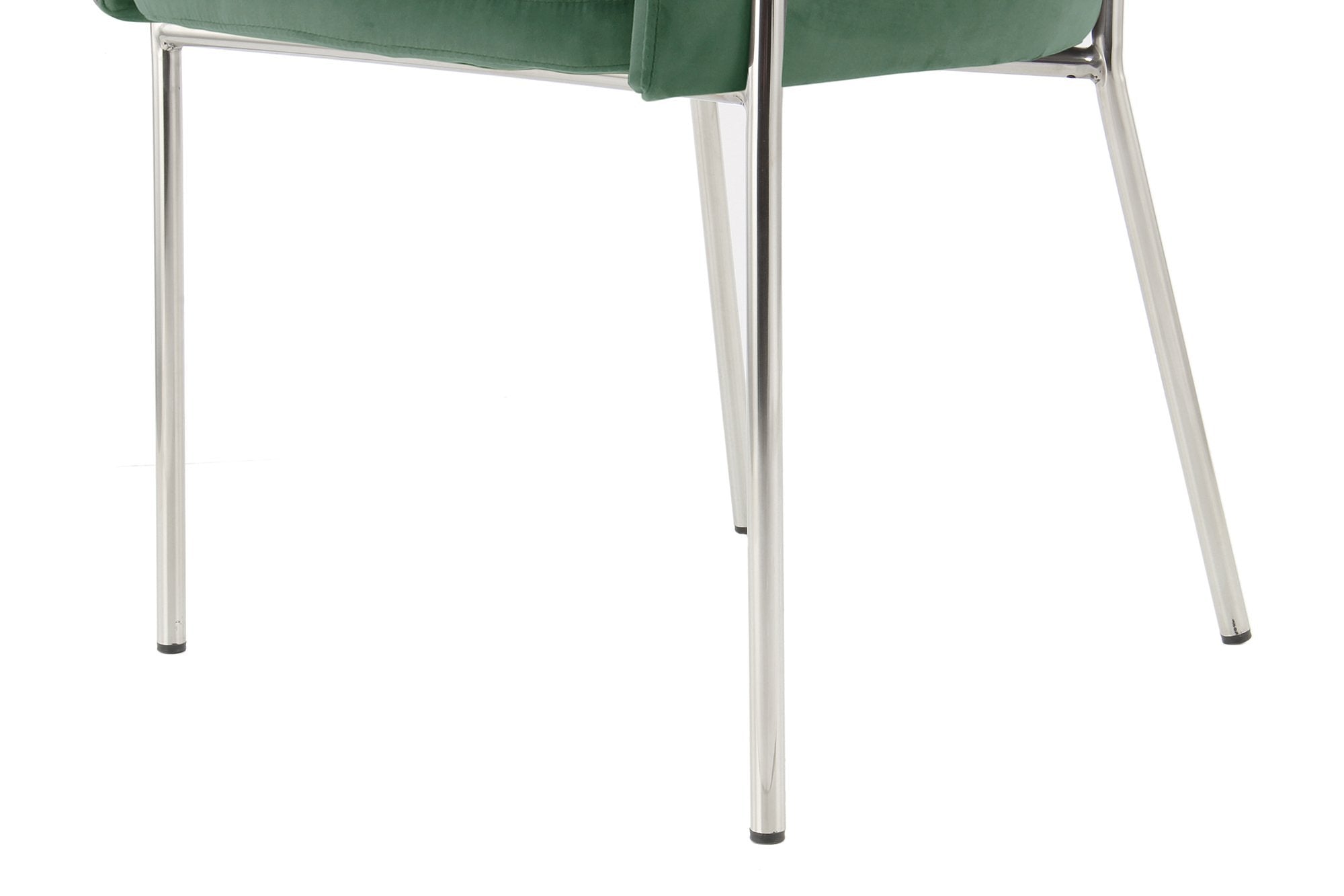 Lalee Avenue Chair Elva 100-IN Green / Silver (LxWxH) 57 x 58 x 79 cm