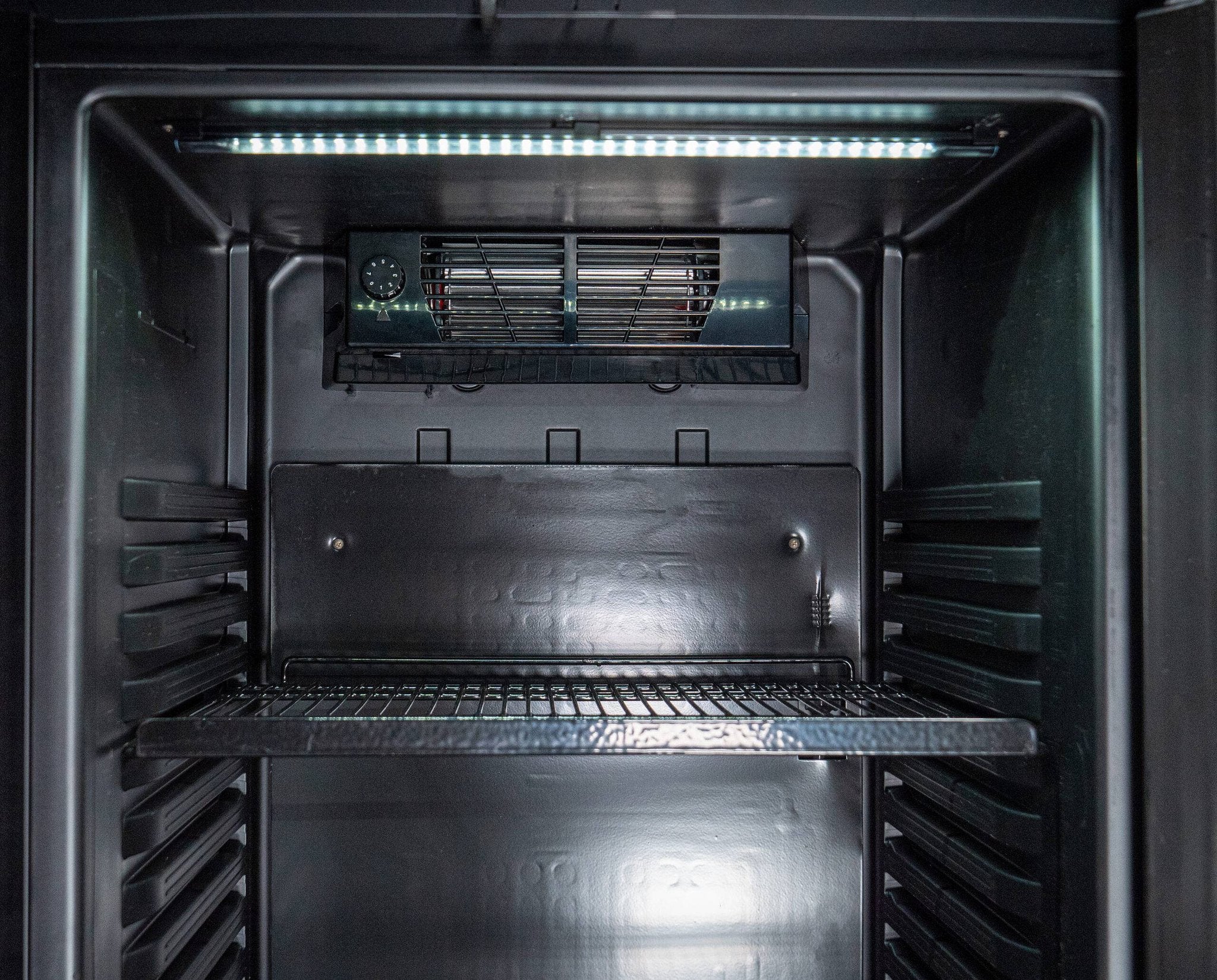 Cooldura Display Refrigerator LED - 380 Liter - Zwart