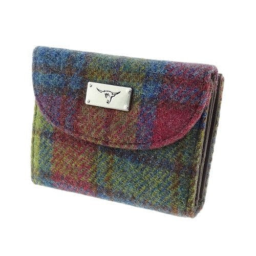 Dames Portemonnee Jura Multi Color  - Harris Tweed - Glen Appin of Scotland