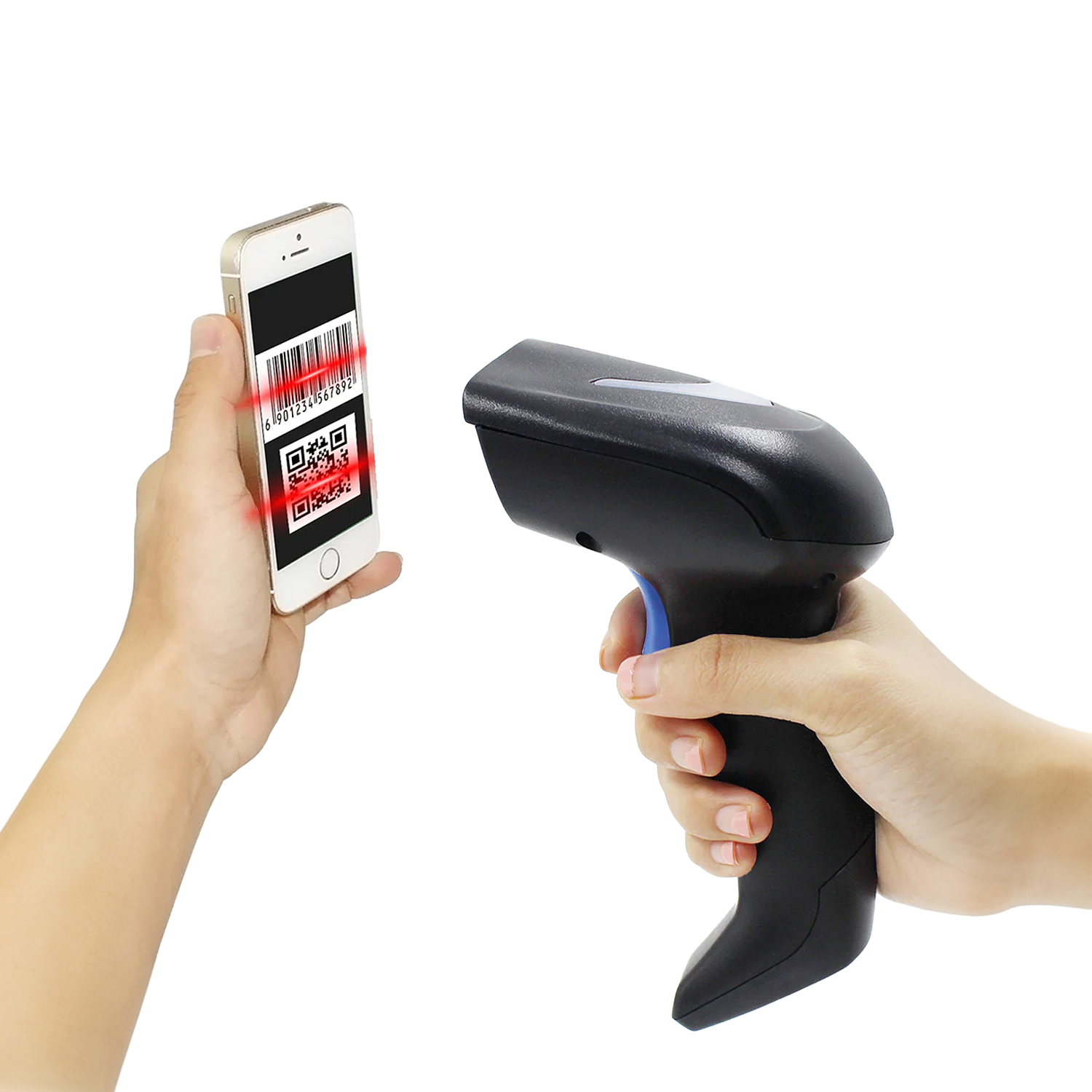 Draadloze Barcode Scanner | Ideaal voor Mobiele Betalingen | Plug & Play