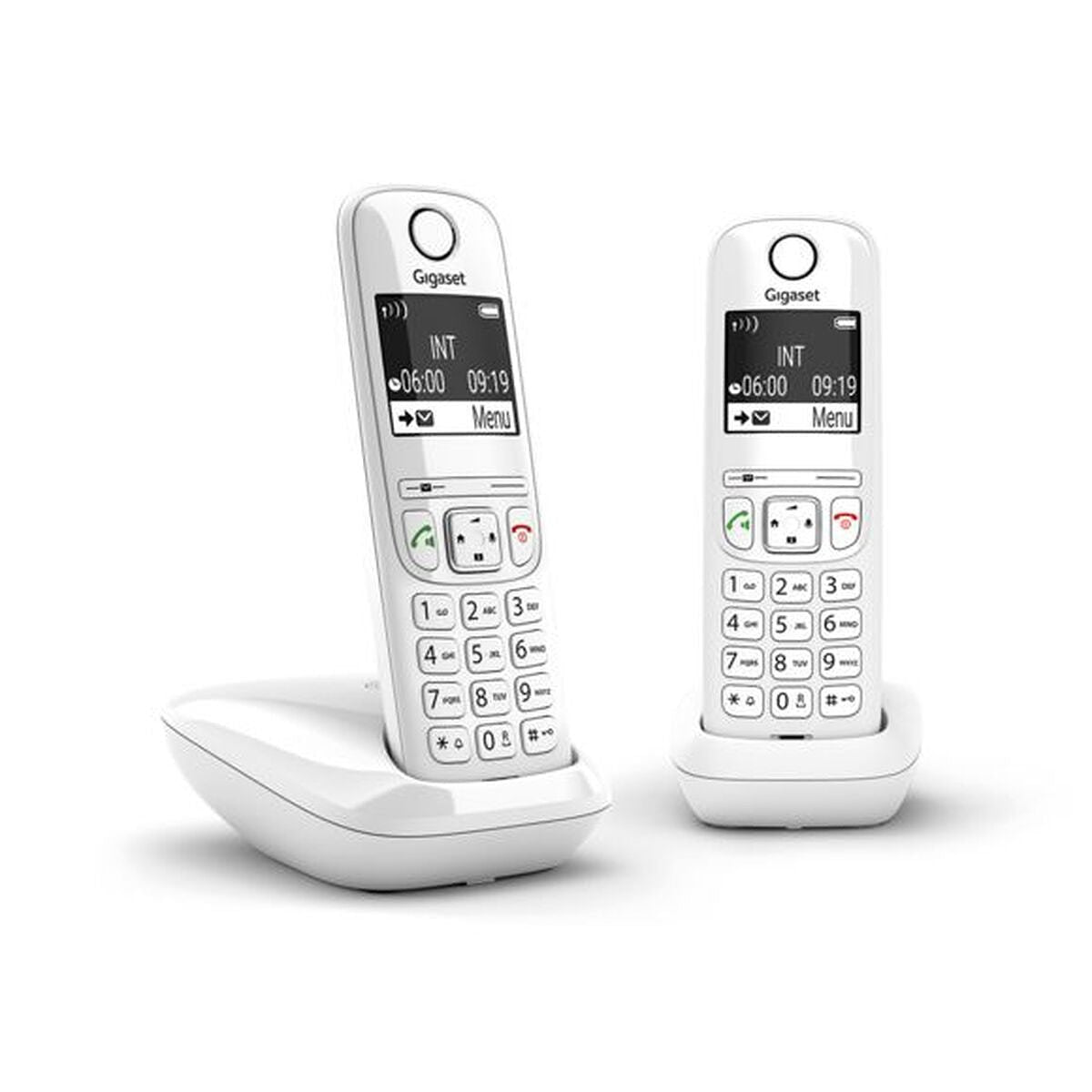 Draadloze telefoon Gigaset AS690 Duo Wit