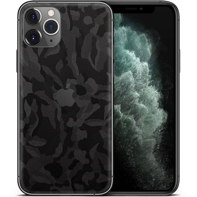 dskinz Smartphone Back Skin for Apple iPhone 11 Pro Camo Black