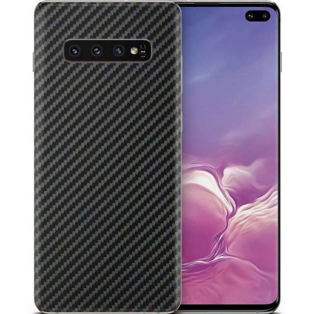 dskinz Smartphone Back Skin for Samsung Galaxy S10 Carbon Black