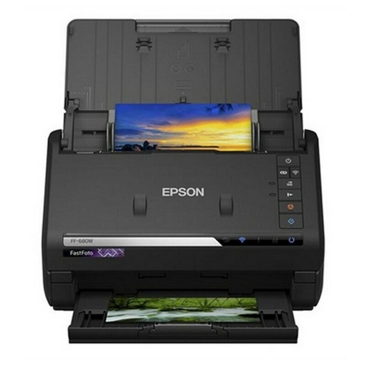 Dubbelzijdige Scanner Epson FastFoto FF-680W 300 dpi 45 ppm WIFI