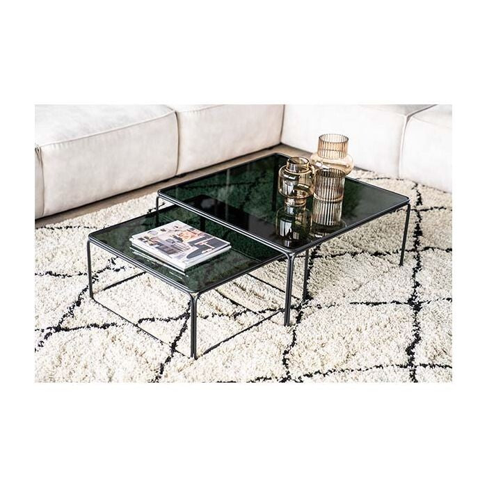 Furnilux - Coffee table Olit large set of 2 - 75 x 75 x 33 cm
