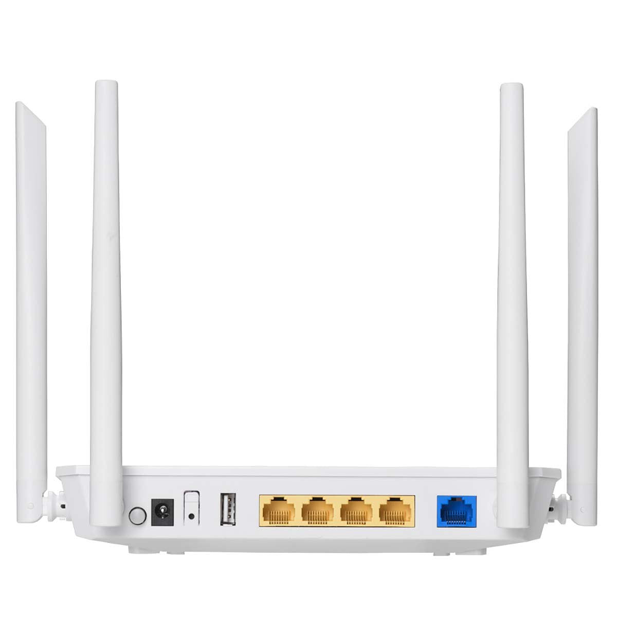 Draadloze Router AC1200 2.4/5 GHz (Dual Band) Gigabit Wit Edimax