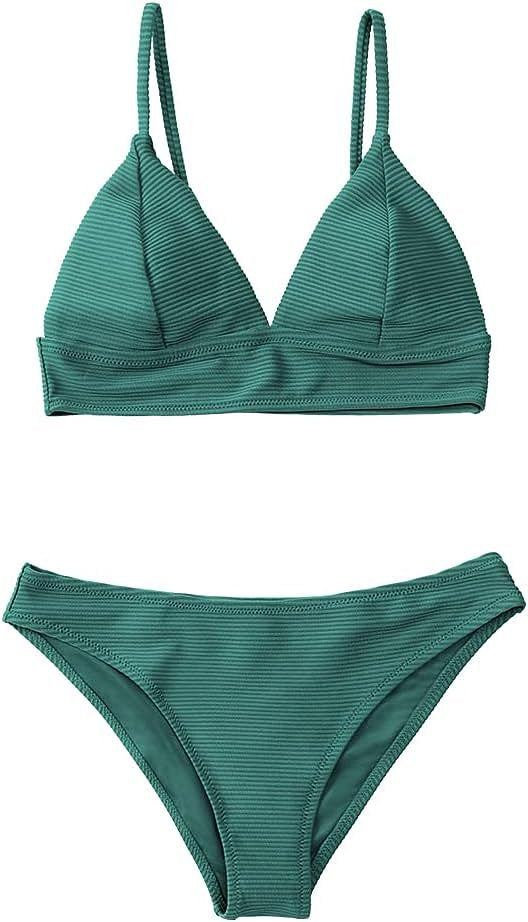 Elegante Driehoekige Bikini Set voor Dames - Maat L, Comfortabel & Stijlvol