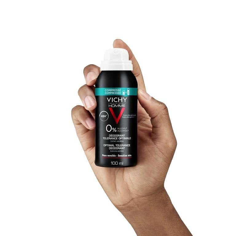 Vichy Homme Deodorant Compressed Gevoelige Huid