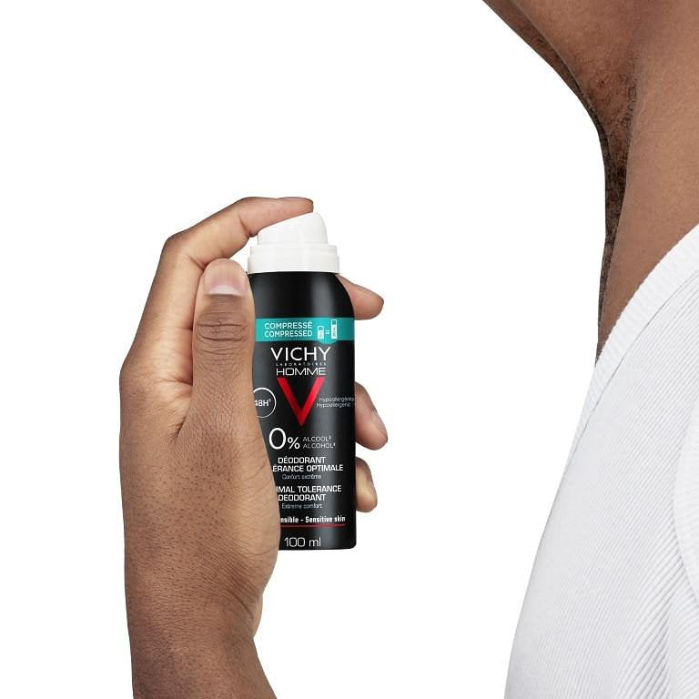 Vichy Homme Deodorant Compressed Gevoelige Huid