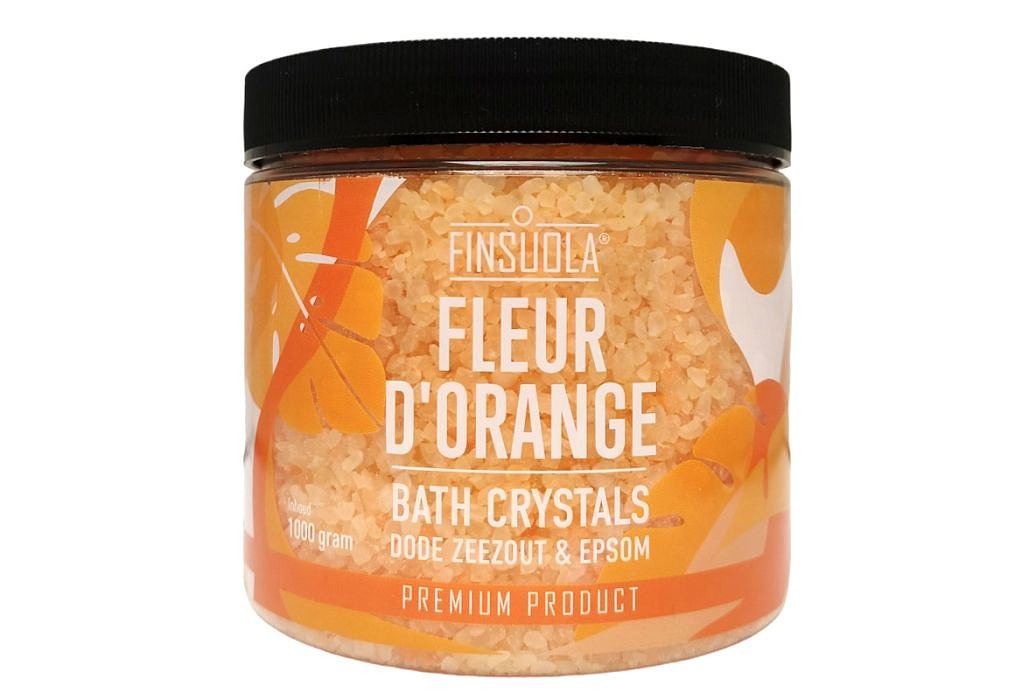 FinSuola badkristallen zeezout Fleur d'Orange 1KG