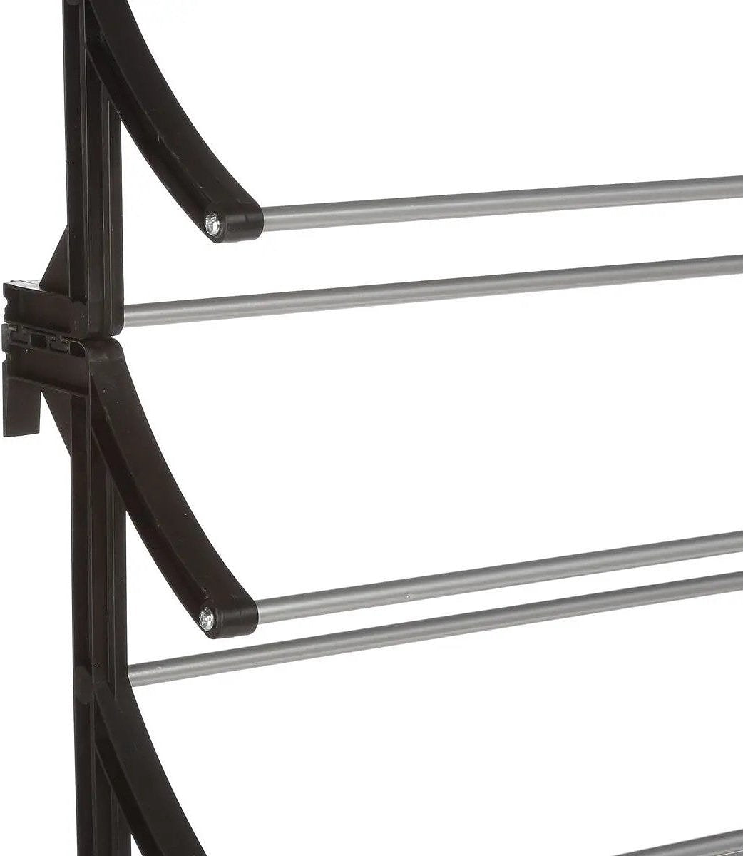 Five® Schoenenrek deur 36 paar  - Wit - Sorteervakken, Ophangen zonder boren, Verstelbaar